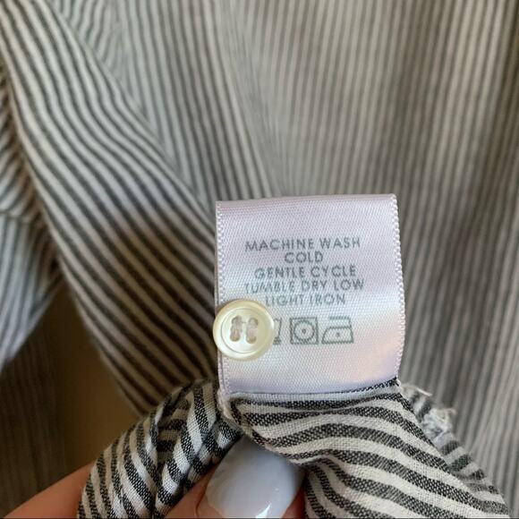 Xirena Easton Striped Button Down Shirt XS - Picture 12 of 12